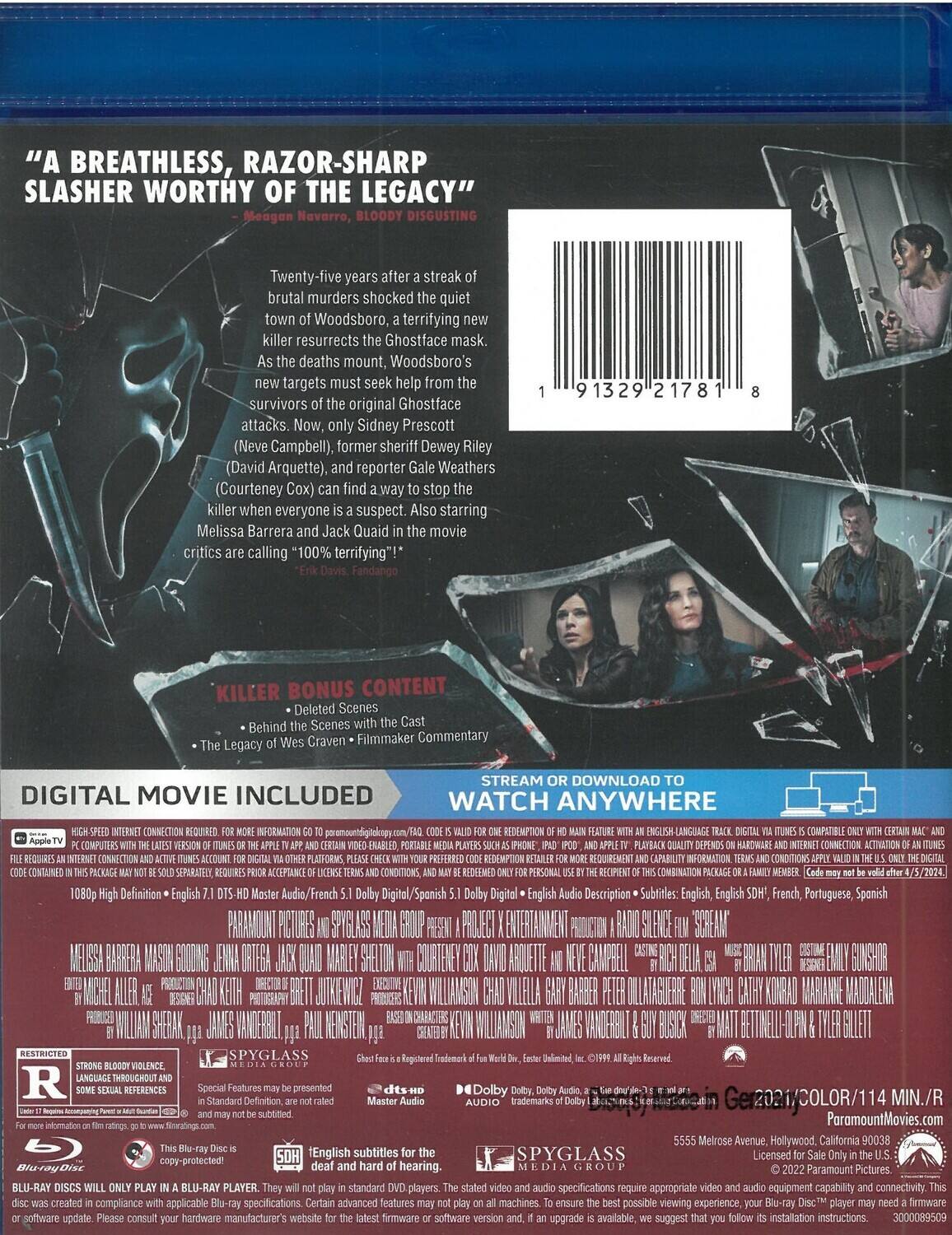 Alt View 1. Scream   - BLU-RAY.