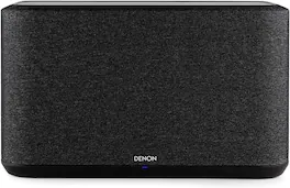 Denon - Home 350 Built In Heos Wireless Bluetooth Speaker with an Additional 3 Year Extended Amber Protection (2020) - Black