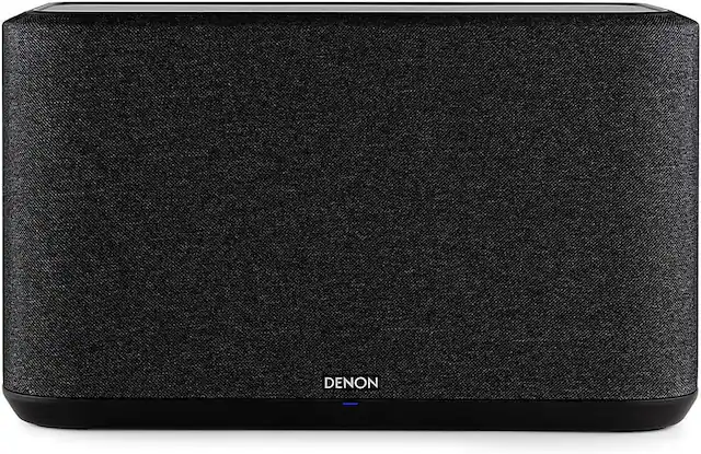 Front. Denon - Denon Home 350 Black Built In Heos Wireless Bluetooth Speaker with an Additional 3 Year Extended Amber Protection (2020) - Black.
