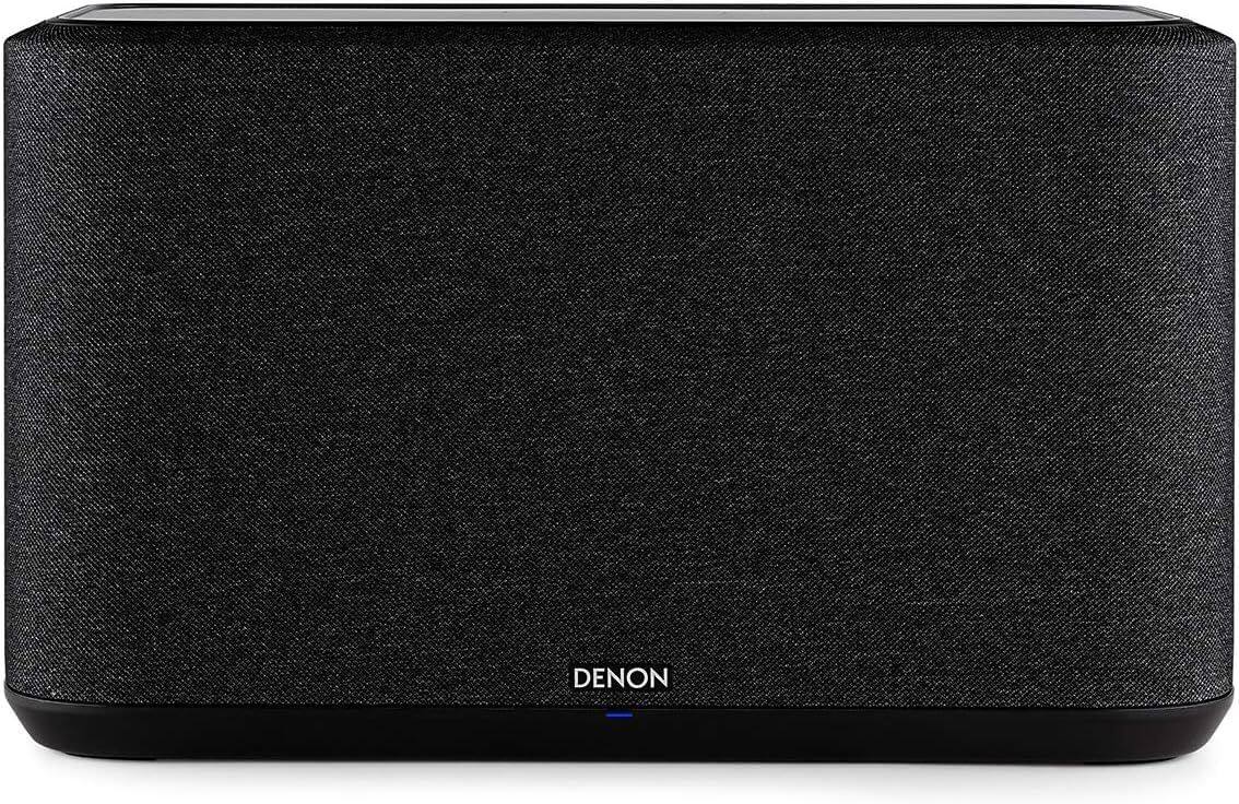 Front. Denon - Denon Home 350 Black Built In Heos Wireless Bluetooth Speaker with an Additional 3 Year Extended Amber Protection (2020) - Black.