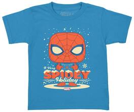 Funko - POCKET POP! & TEE: Marvel - Holiday Spiderman - S - APPAREL - Multicolor