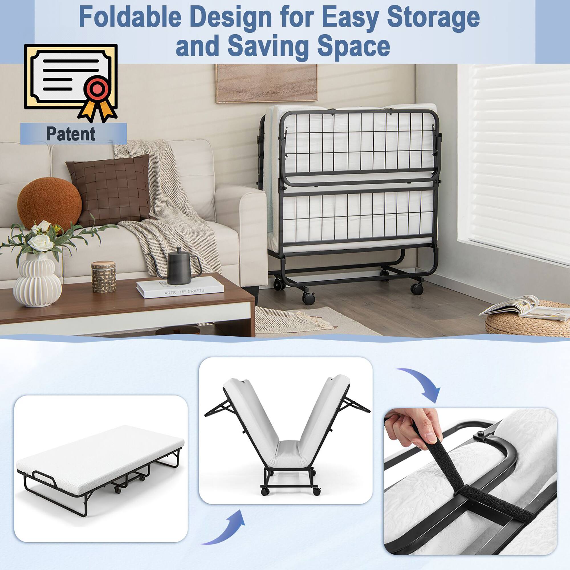 Foldable Design for Easy Storage and Saving Space Patent.