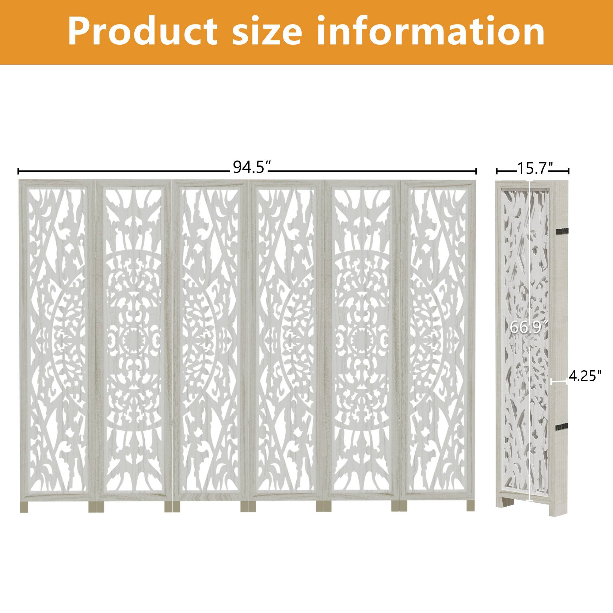 Product size information

- Width: 94.5"
- Depth: 15.7"
- Height: 66.9"
- Thickness: 4.25"