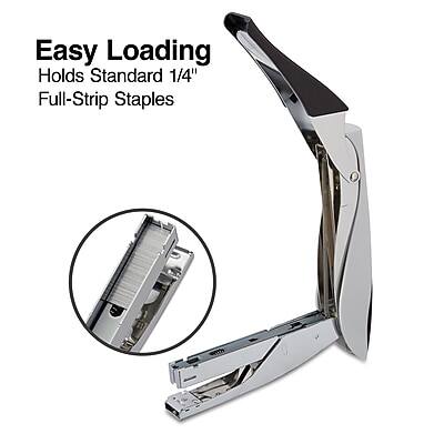 Easy Loading  
Holds Standard 1/4" Full-Strip Staples