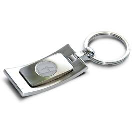 Jardine - Charlotte 49ers Team Logo Curve Key Ring - Silver