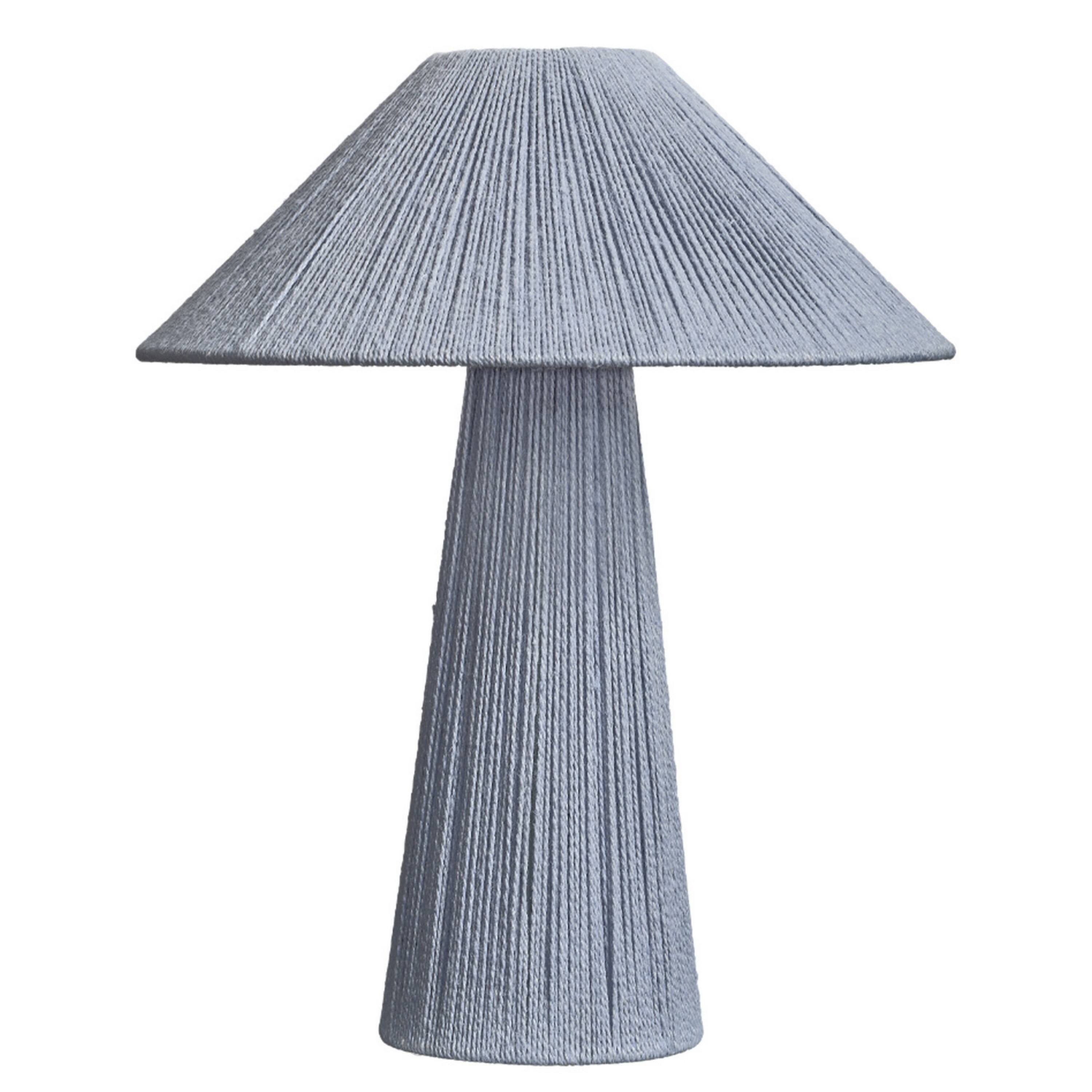 Manhattan Lane Liya 18 Inch Table Lamp, Cone Shade and Tapered Base ...