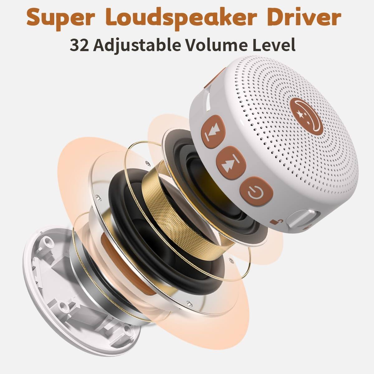 Super Loudspeaker Driver  
32 Adjustable Volume Level
