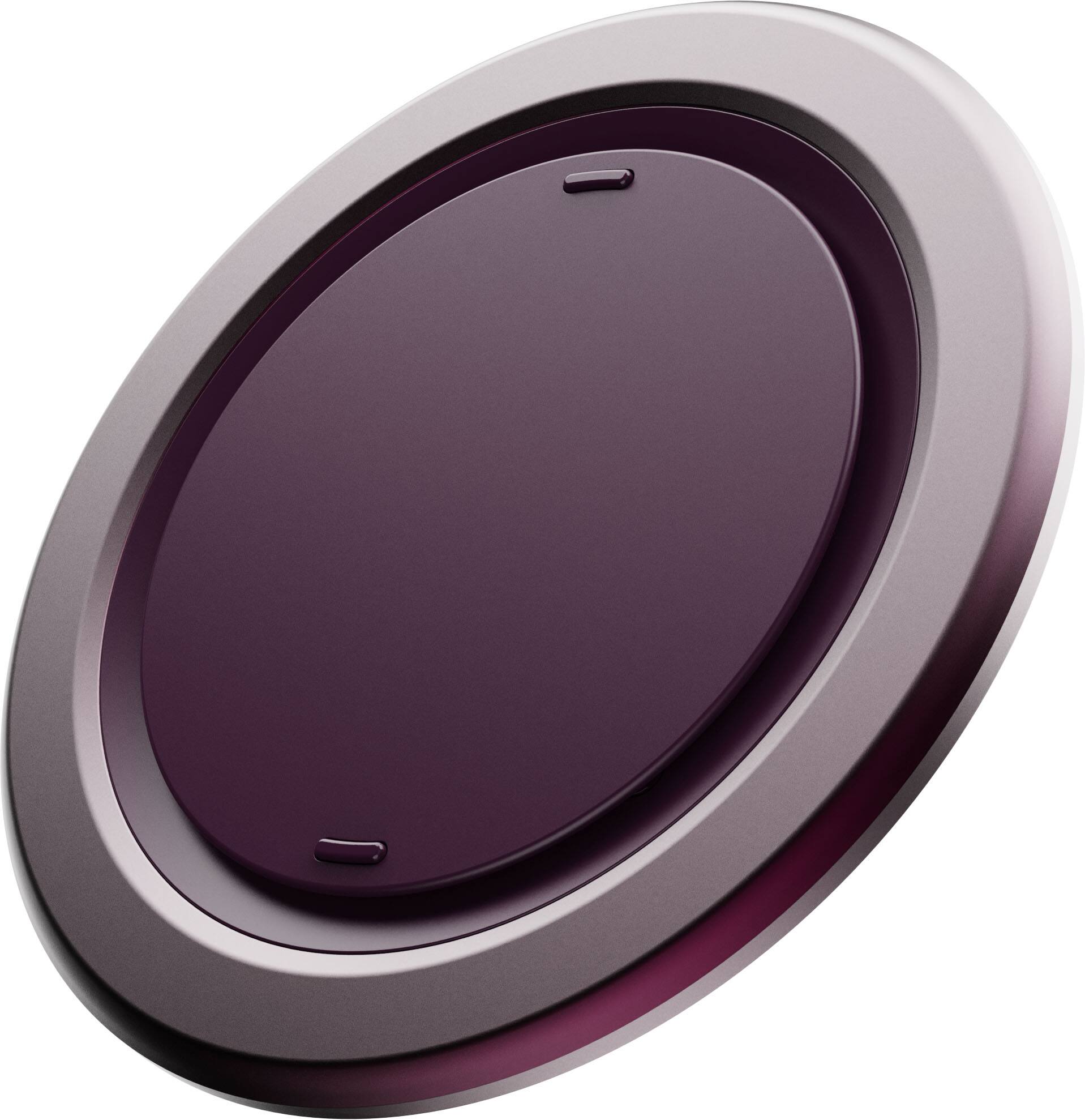 Angle. OhSnap - Grip- Magnetic UltraThin Universal Phone Grip and Stand, Magsafe compatible for Apple iPhones/Universal - Dark red.