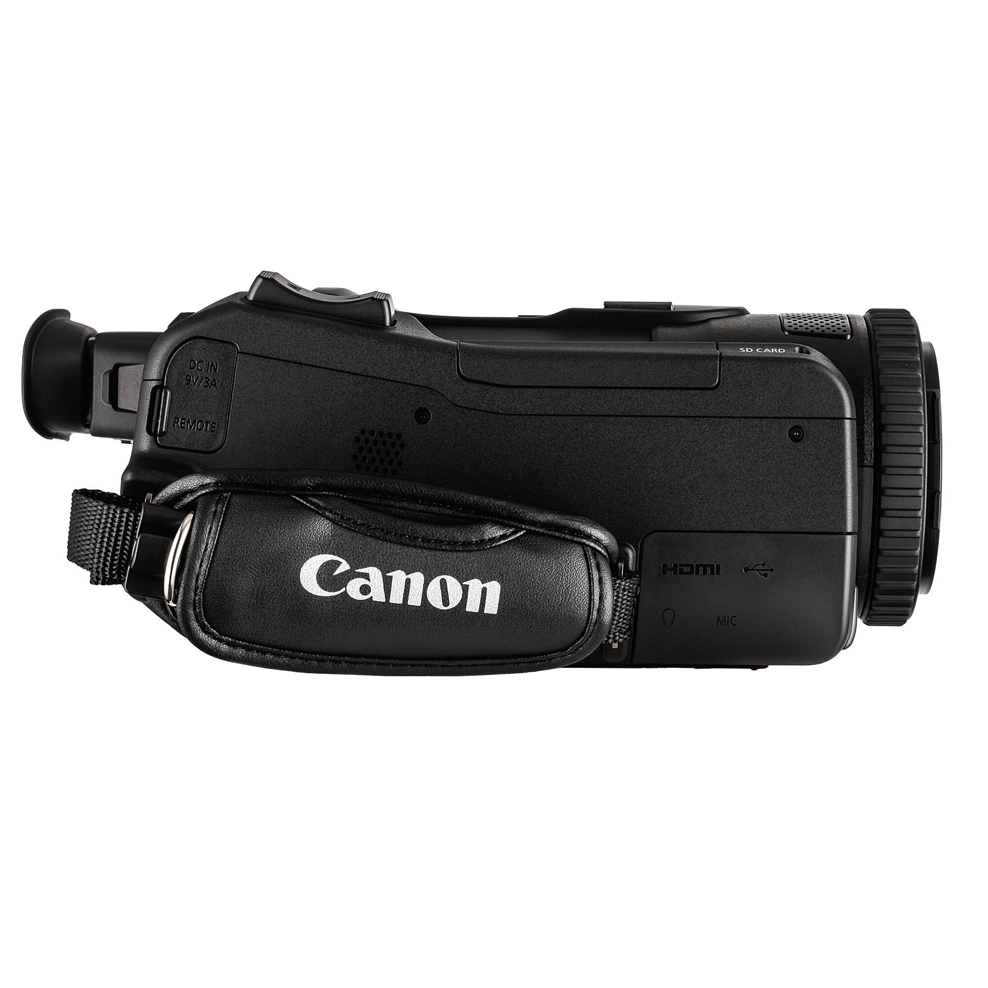 DC IN 9V/3A ... AND REMOTE Canon HDMI MIC