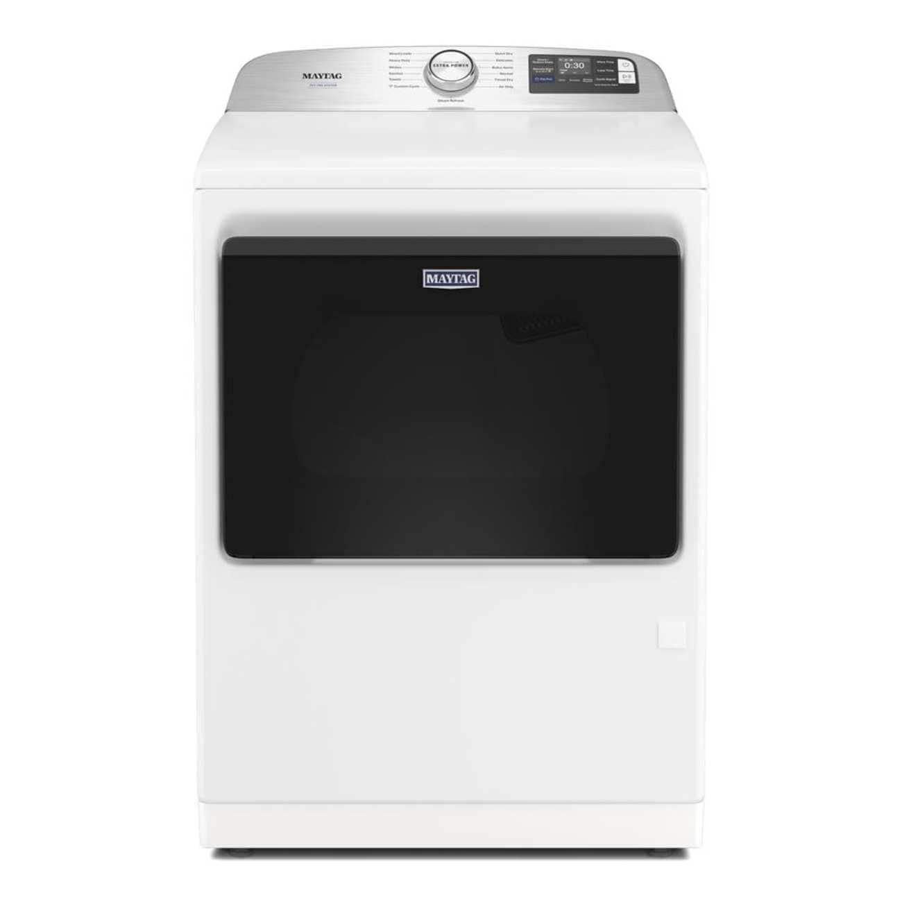 Maytag - 7.4 Cu. Ft. Pet Pro Top Load Gas Dryer with Extra Power and Sanitize Cycle - White