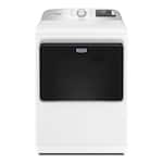 Maytag - 7.4 Cu. Ft. Pet Pro Top Load Gas Dryer with Extra Power and Sanitize Cycle - White
