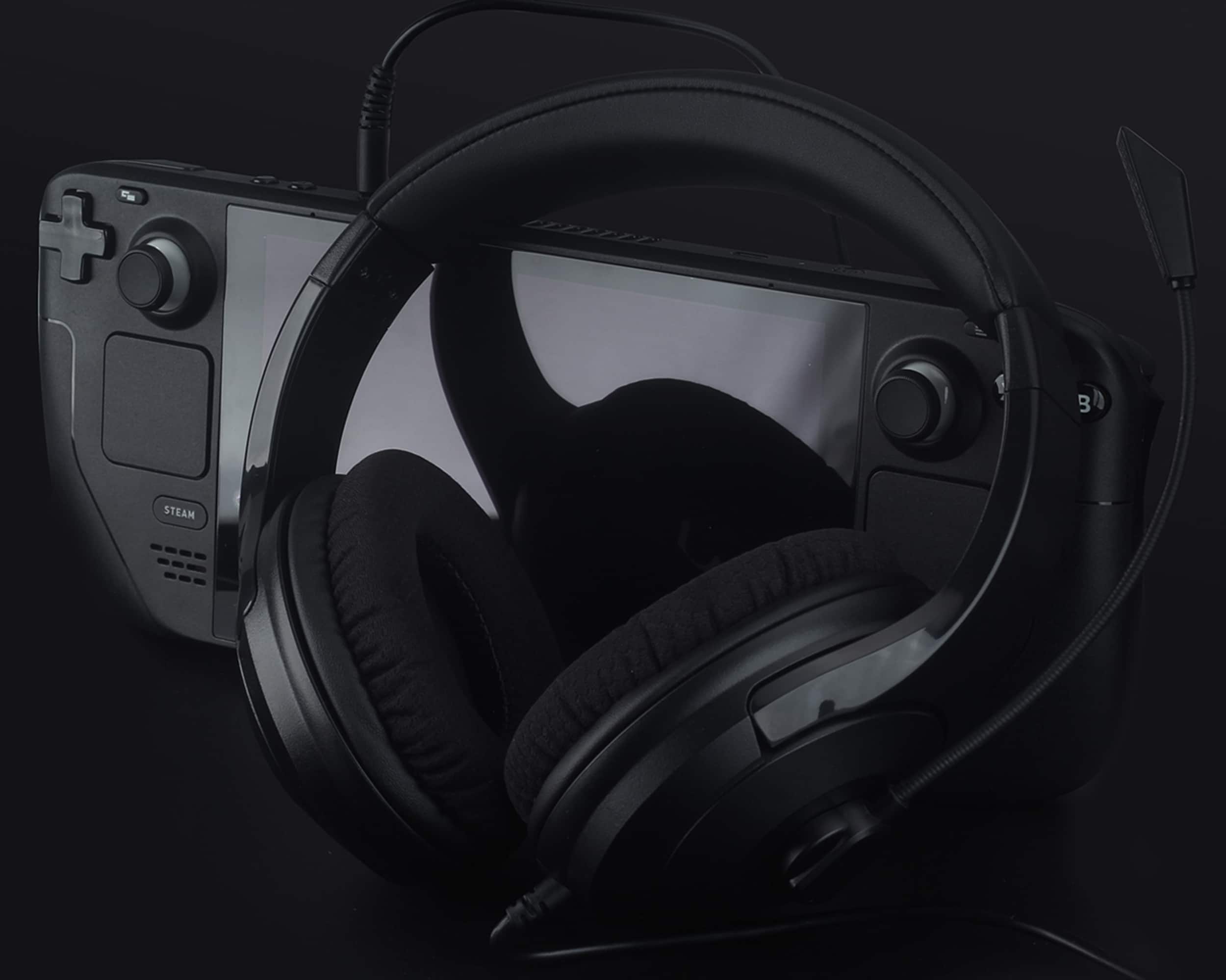 Alt View Zoom 18. Insignia™ - Stereo Headset for Steam Deck, Steam Deck OLED & PC Gaming - Black.