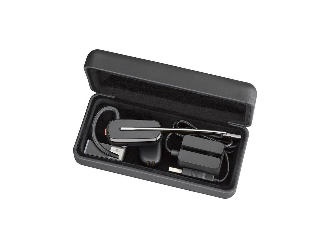 Alt View 6. HP - Poly SAVI 8200 UC 8245 Headset - Mono/Stereo, USB, Wireless, Noise Cancelling, Black - Black.