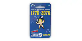 Fallout - Barbarian Perk Pin | Exclusive Vault Boy Collector Pin | 1.73 Inches - Blue