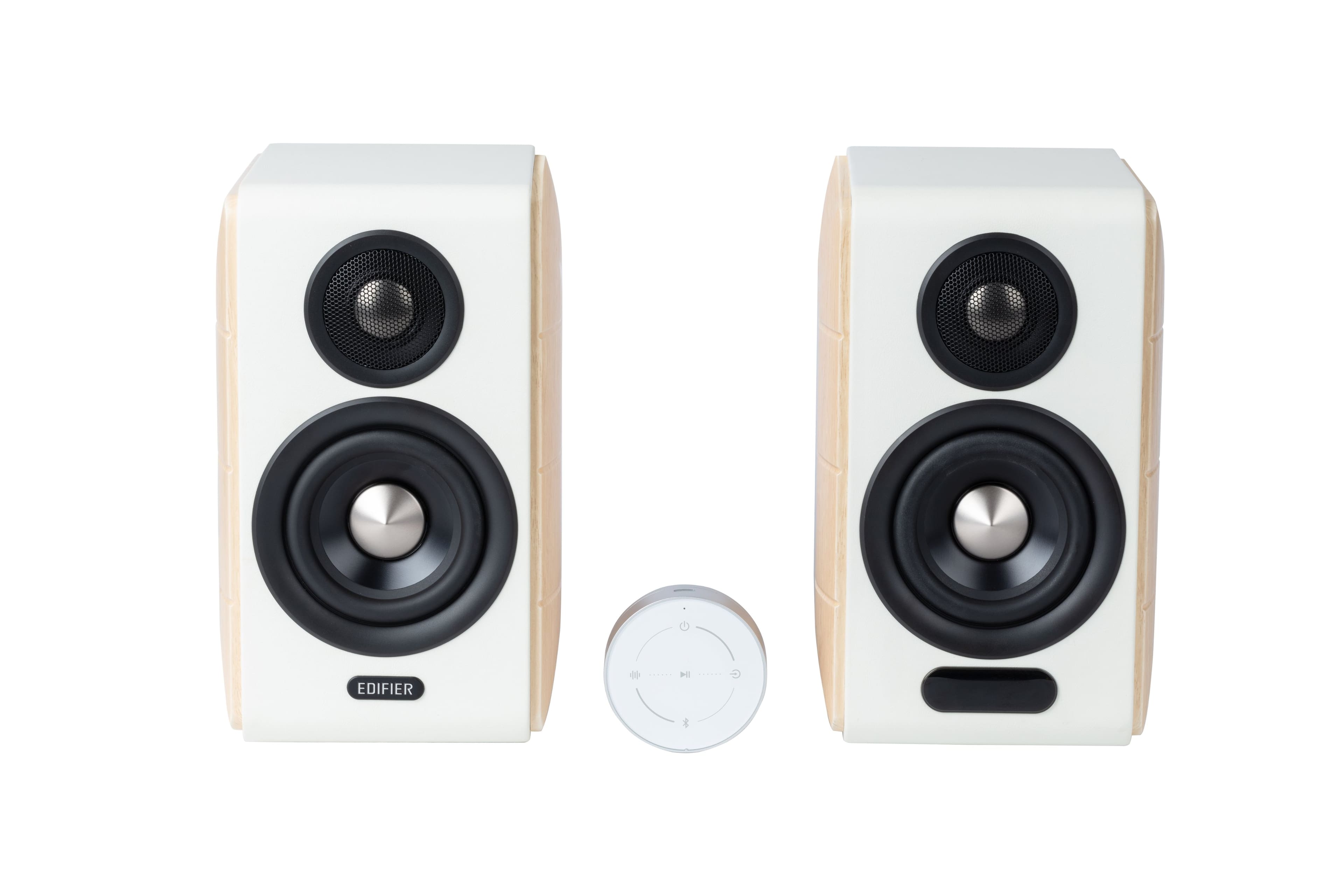 Edifier - S880DBMKII Hi-Res 2.0 Bookshelf Speakers (Pair) - White - Front_Zoom