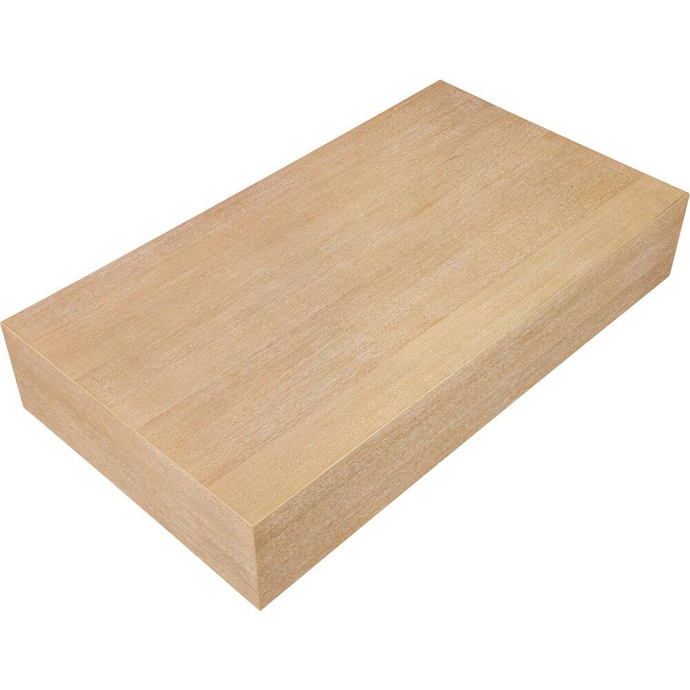 Alt View 3. Meridian Furniture - Otto Natural Coffee Table - Brown.