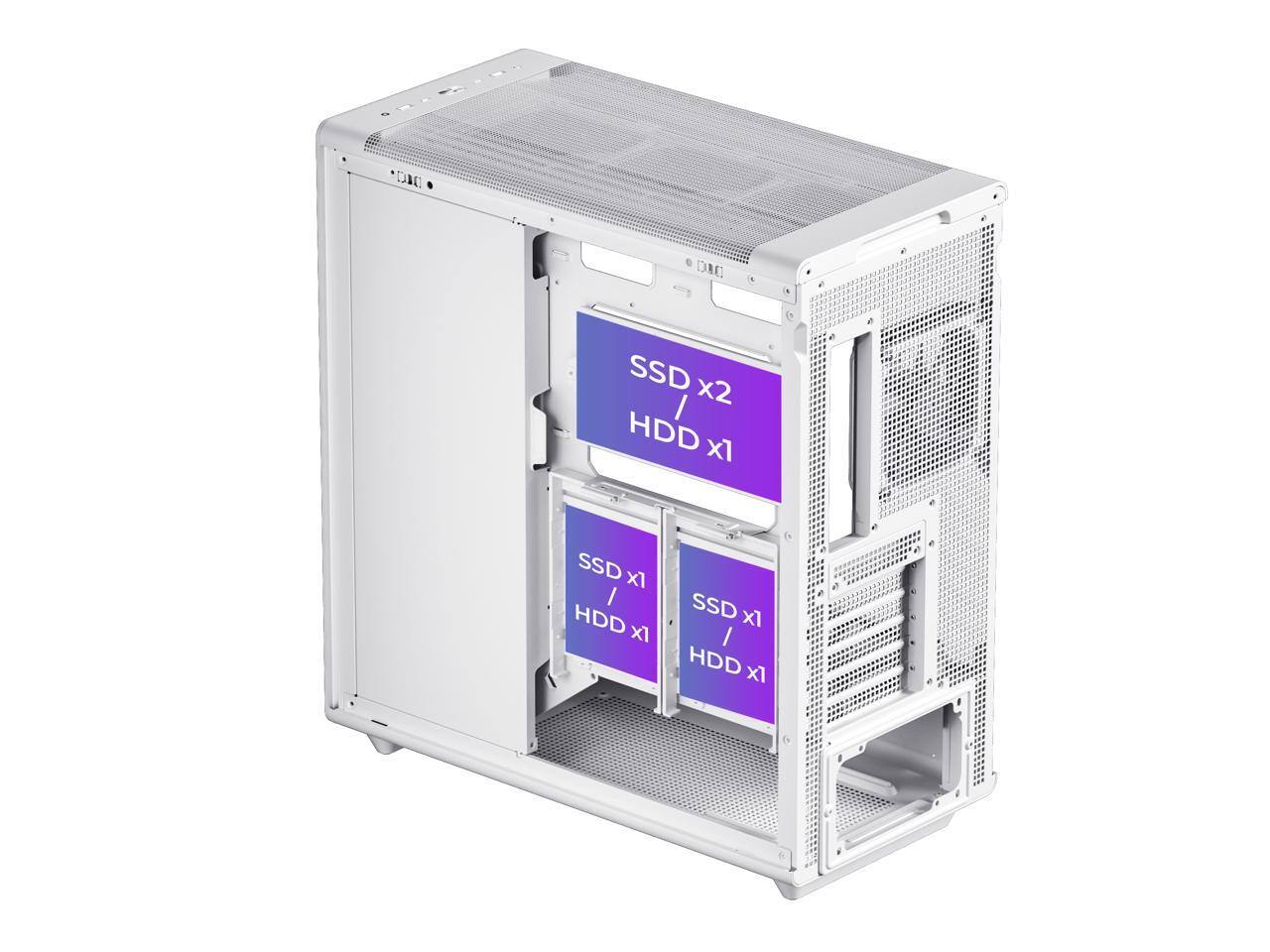 SSD x2 / HDD x1  
SSD x1 / HDD x1  
SSD x1 / HDD x1