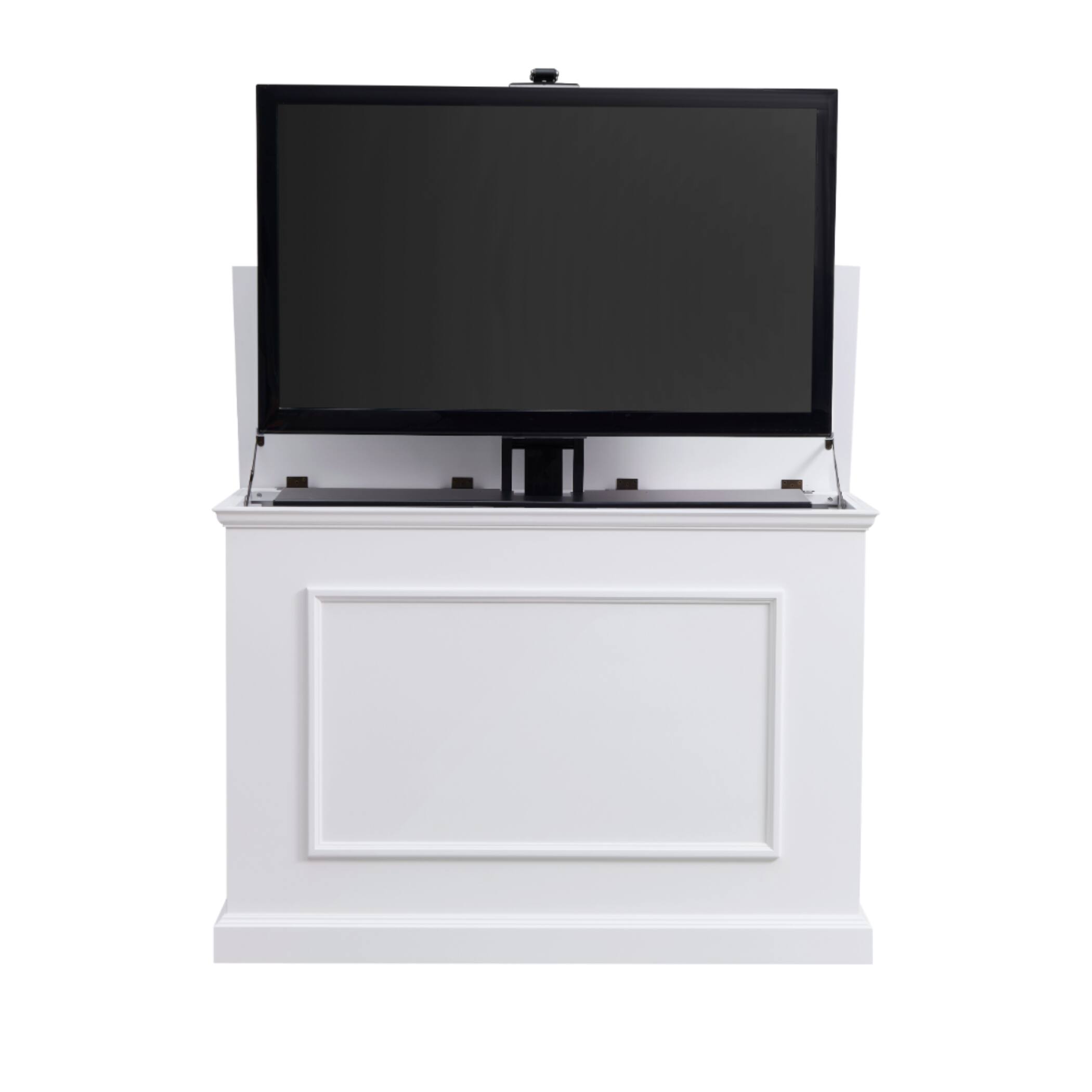 Alt View 3. Touchstone Home Products - The Elevate by Touchstone - Smart Motorized TV Lift Cabinet for Flat Screen TVs up to 50 Inches - White.