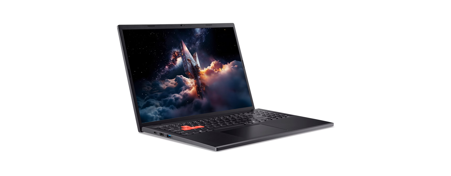 Angle. Acer - Nitro Lite 16" Laptop WUXGA Intel Core i5-13420H 16GB 512GB SSD RTX 3050 NL16-71G-57PH.