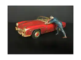 Zombie Mechanic Figurine IV for 1/18 Scale Models by American Diorama - Multi