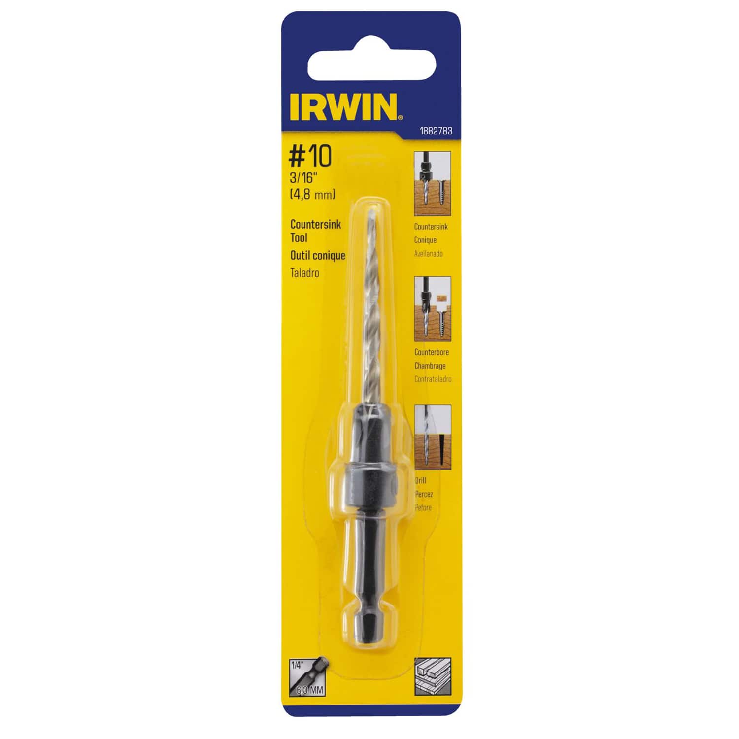 Irwin - 3/16 in. D High Speed Steel Countersink 1 pc price history on PriceWatchPro