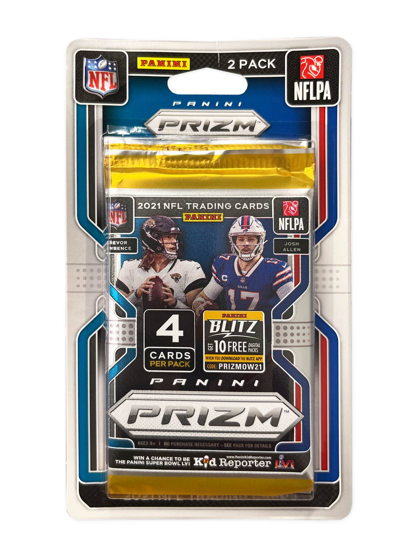 2024 Panini Prizm Football 2021 Trading cards.2pack. I HAVE 15 PACKS