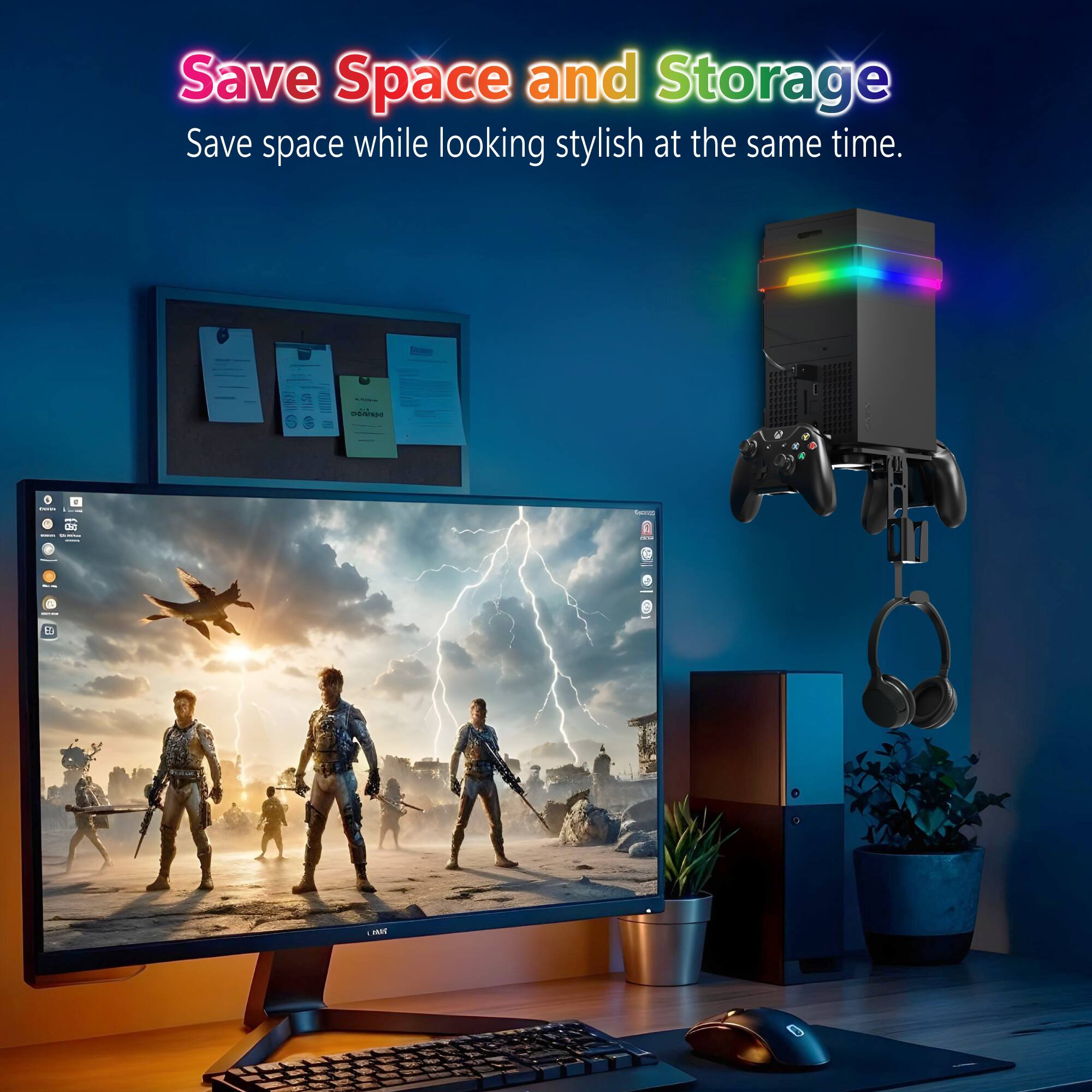 Save Space and Storage  
Save space while looking stylish at the same time.