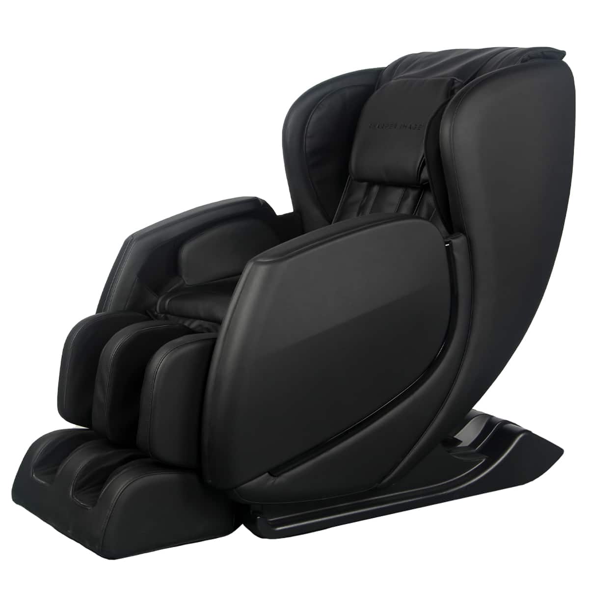 Front. Sharper Image - Revival Zero Gravity Massage Chair - Black.