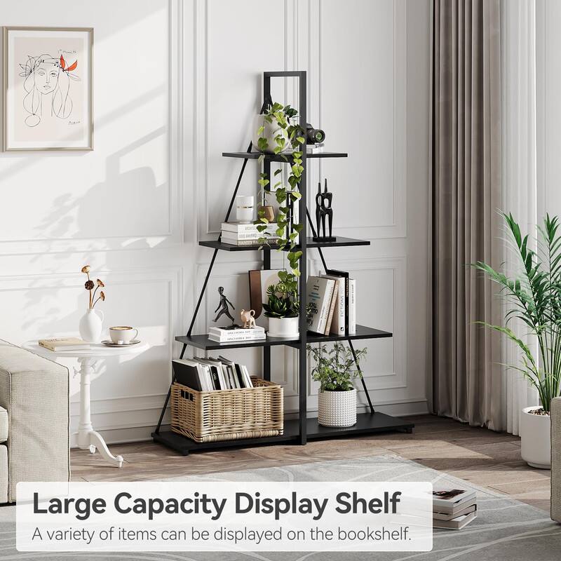 Large Capacity Display Shelf  
A variety of items can be displayed on the bookshelf.