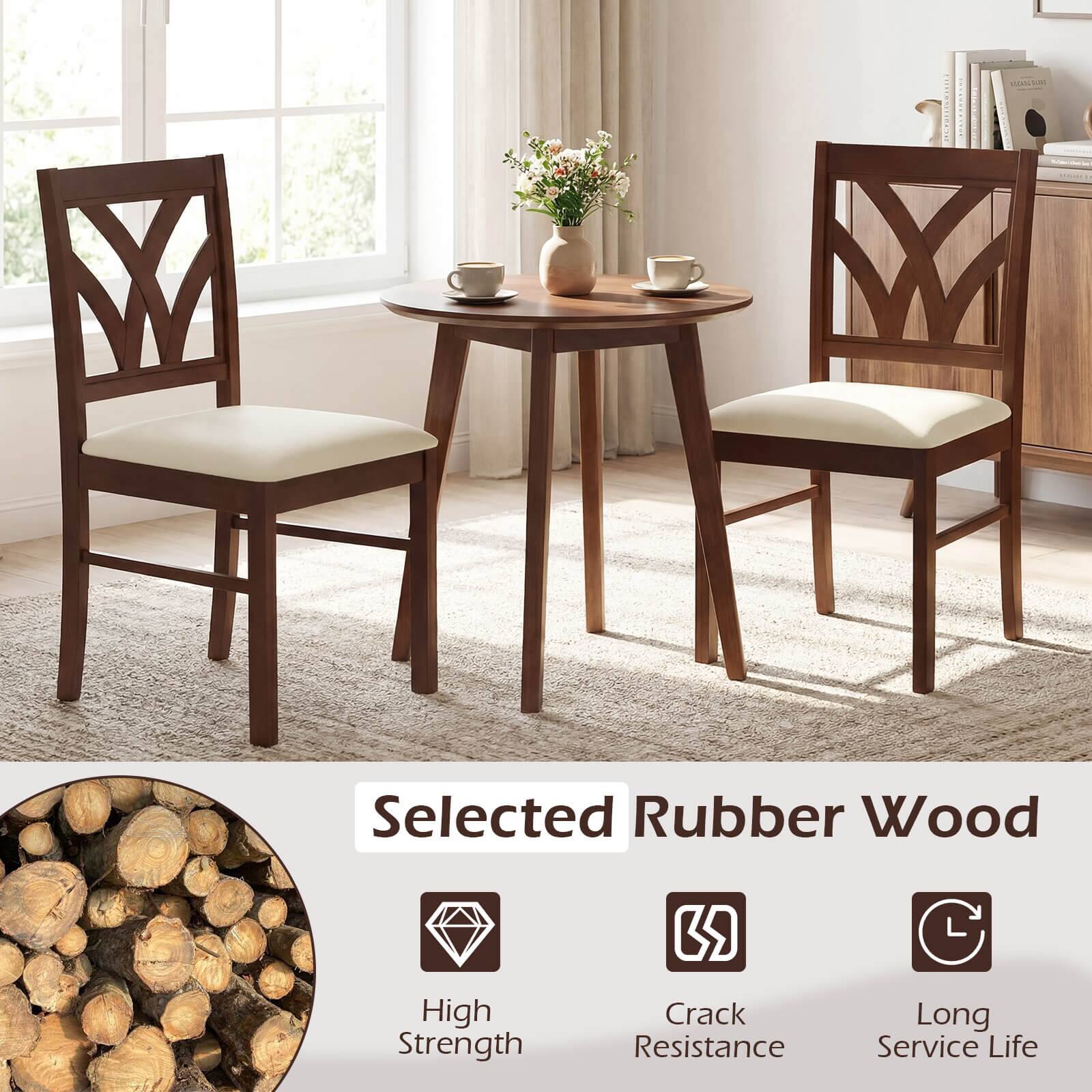 Selected Rubber Wood  
- High Strength  
- Crack Resistance  
- Long Service Life