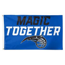 WinCraft - Orlando Magic 3' x 5' Single-Sided Deluxe Team Slogan Flag - Multicolor