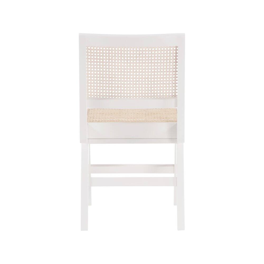 Alt View 1. Meridian Furniture - Preston White Wood Dining Side Chair, Set of 2 - White.