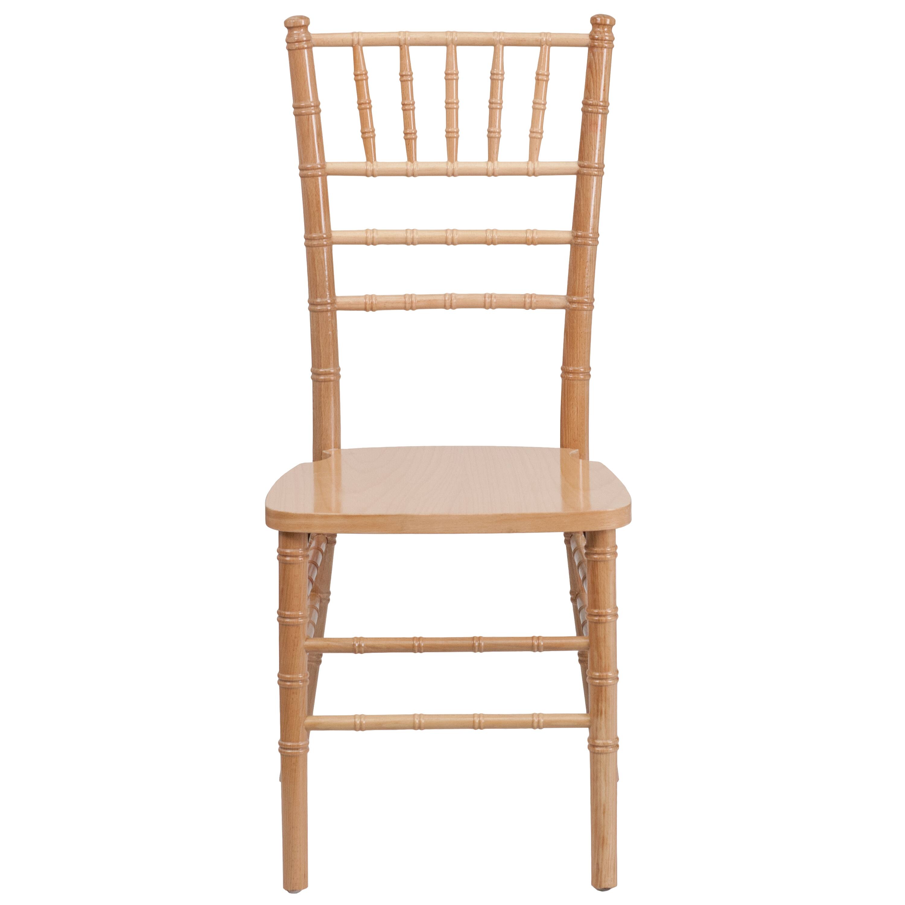 Alt View 7. Emma + Oliver - Wedding & Event Wood Chiavari Dining Chair - Natural.