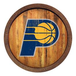 The Fan-Brand - Indiana Pacers 20.25'' Faux Barrel Top Sign - Multicolor