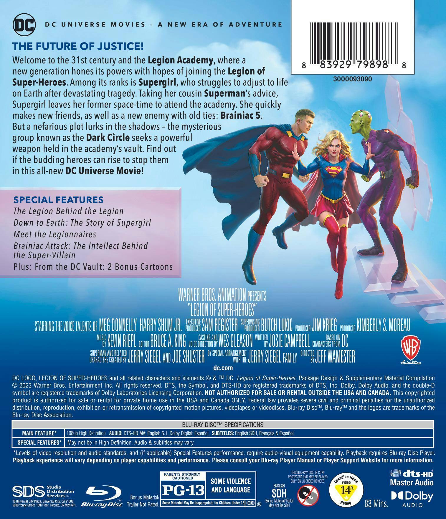 Back. Legion of Super-Heroes [Blu-ray].