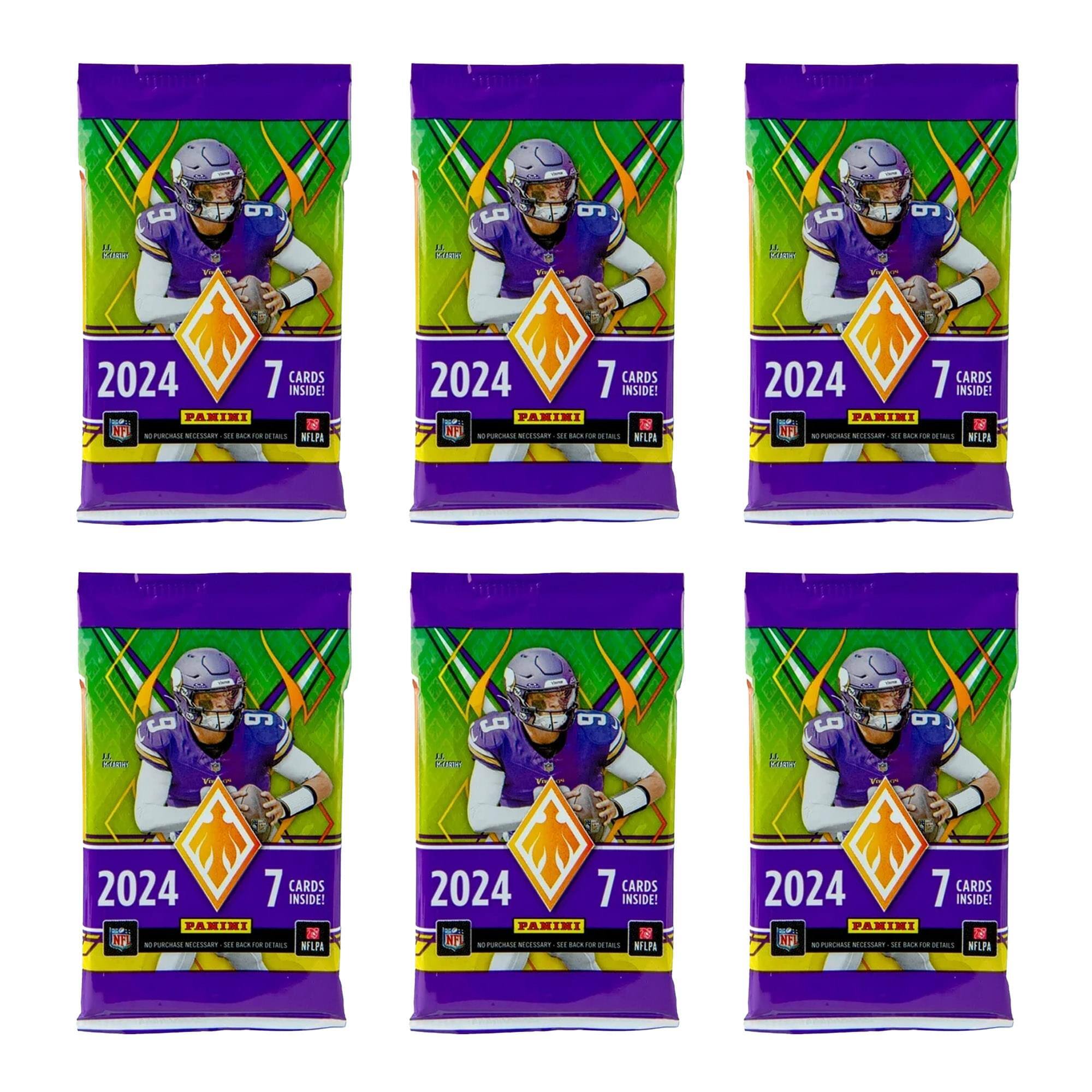 2024  
7 CARDS INSIDE!  
PANINI  
NFL  
NO PURCHASE NECESSARY. SEE BACK FOR DETAILS.  
NFLPA