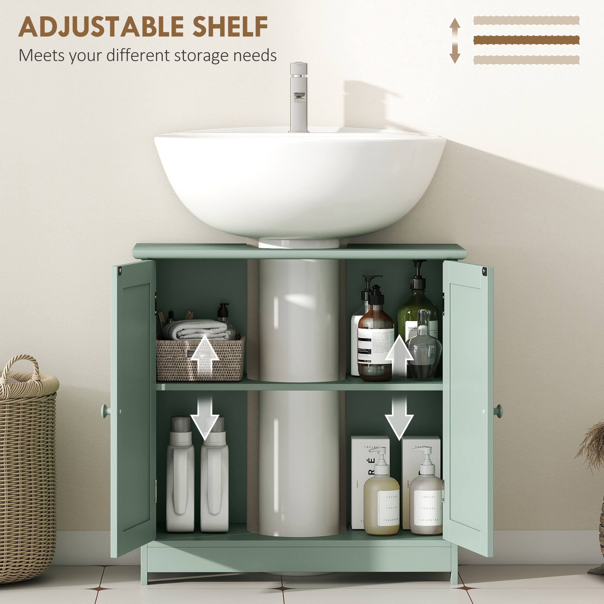 ADJUSTABLE SHELF  
Meets your different storage needs