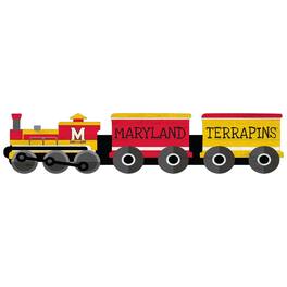 Fan Creations - Maryland Terrapins 6'' x 24'' Train Cutout Sign - Multicolor