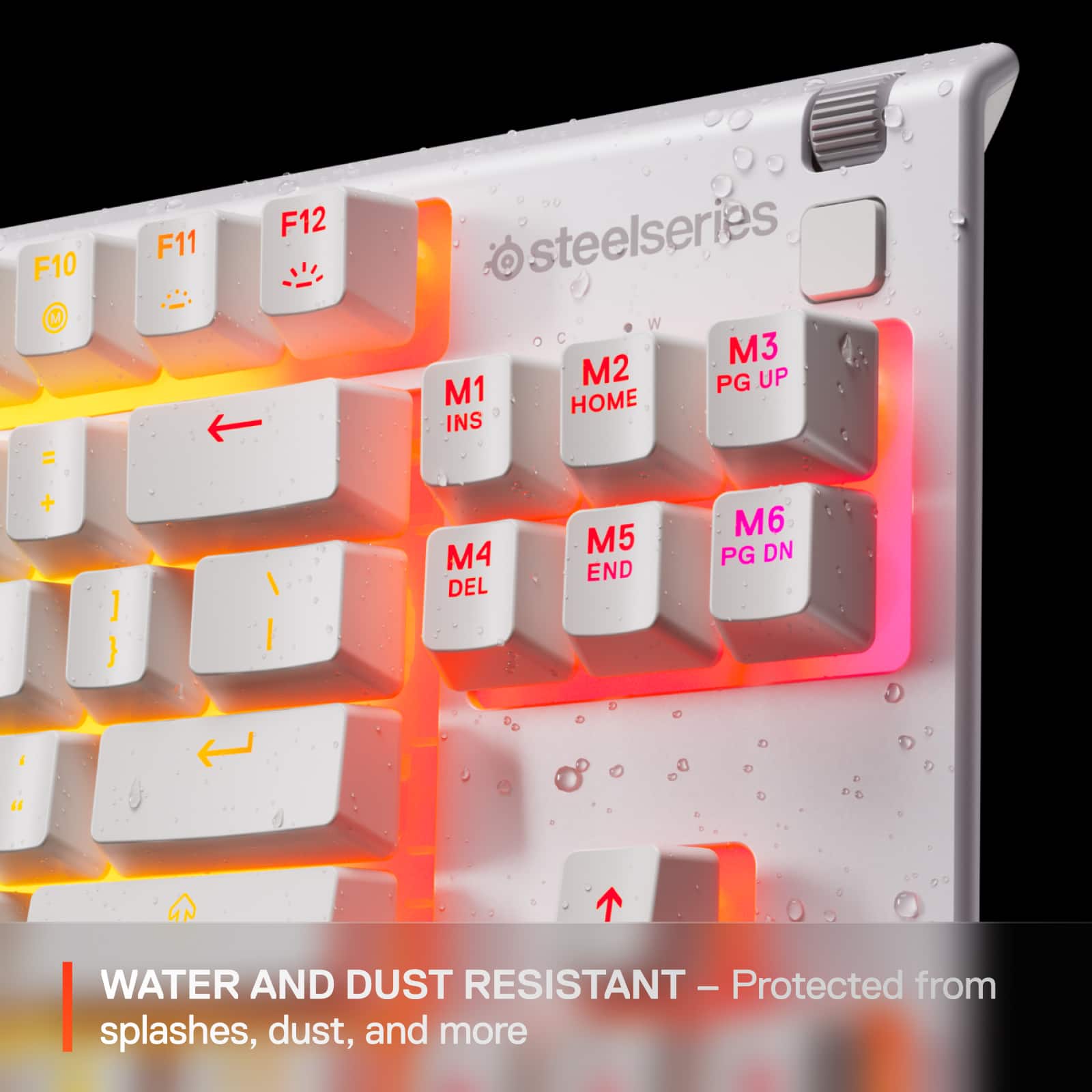 Water and dust resistant - protected from splashes, dust, and more.