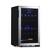 Front. NewAir - Freestanding 28 Bottle Dual Zone Compressor Wine Fridge with Adjustable Racks and Exterior Digital Thermostat - Stainless Steel.