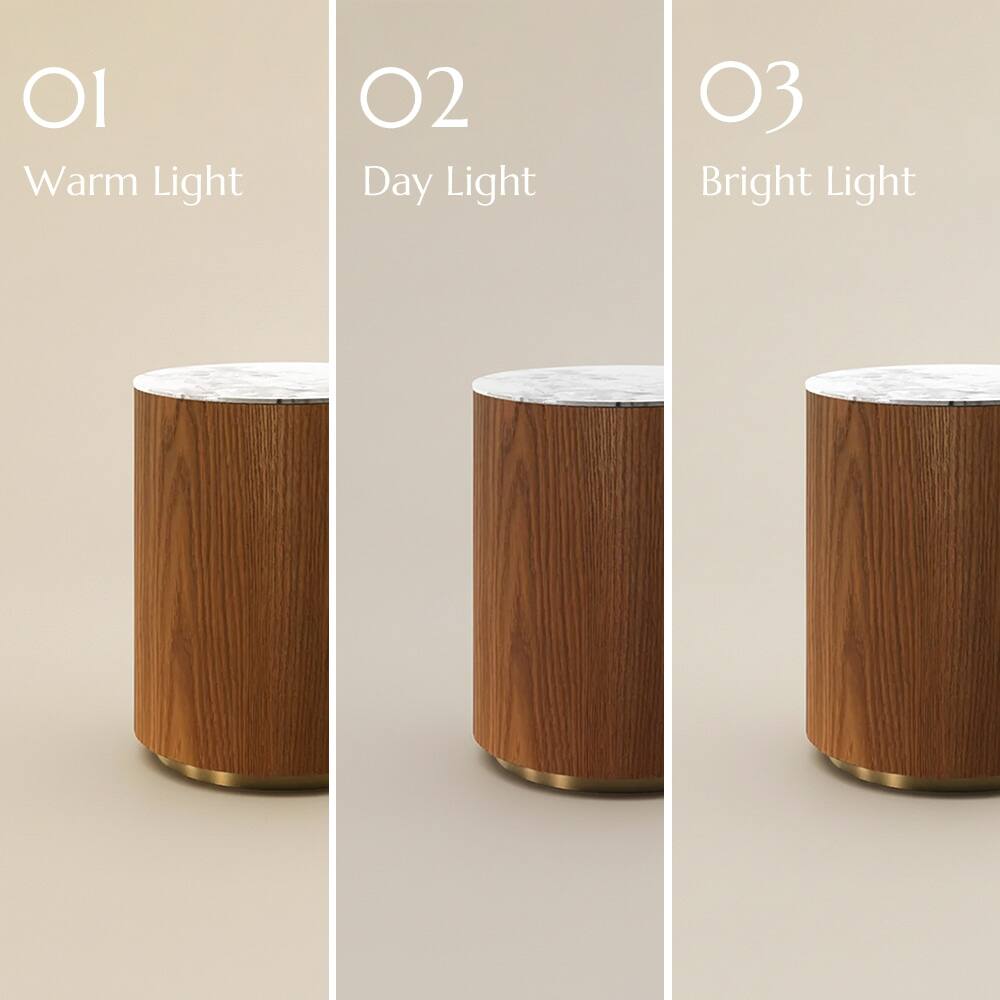 O1 Warm Light  
O2 Day Light  
O3 Bright Light