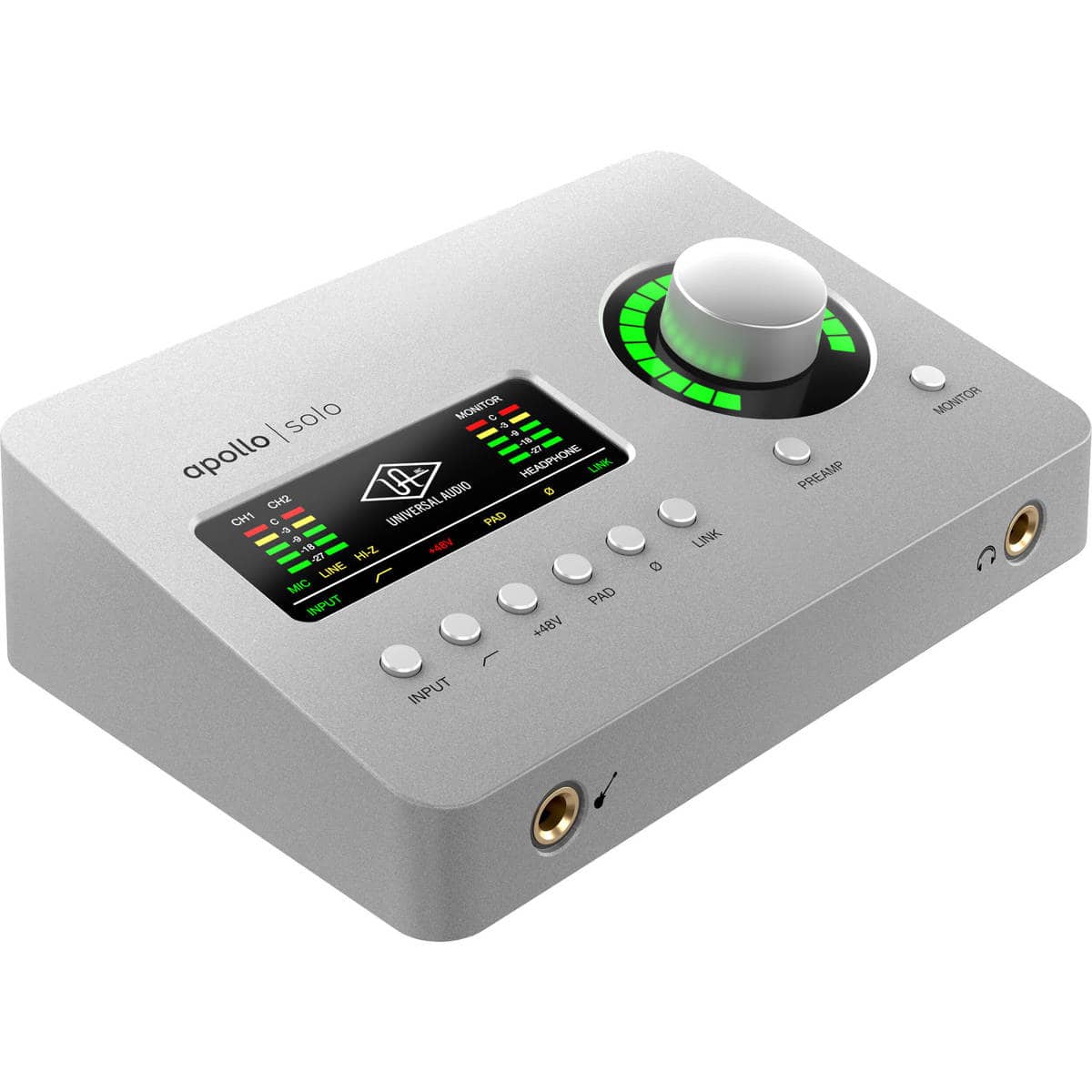Universal Audio - Apollo Solo USB Heritage Edition Desktop 2x4 USB Type-C Audio Interface with Realtime UAD Processing for price history on PriceWatchPro