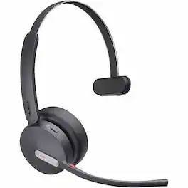 Yealink - BH70 Headset - Microsoft Teams Certification - Mono - Wireless - Bluetooth - 164 ft - 20 Hz to 20 kHz - Blue