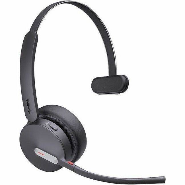 Front. Yealink - Yealink BH70 Headset - Microsoft Teams Certification - Mono - Wireless - Bluetooth - 164 ft - 20 Hz to 20 kHz - Blue.