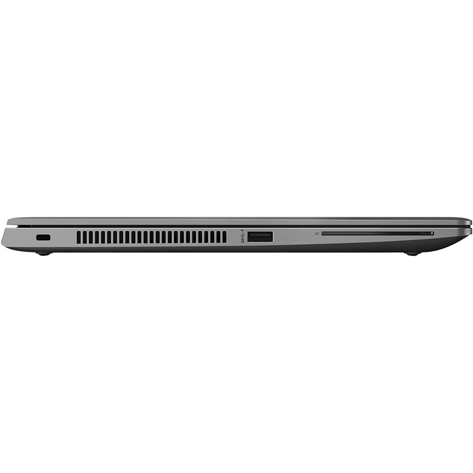 Alt View 3. HP - ZBook 14u G6 14" FHD Intel Core i5-8365U 1.6 GHz 8 GB DDR4 256GB SSD Intel UHD Graphics 620 Windows 11 Pro Laptop - Gray.