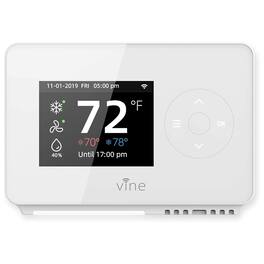 Vine - TJ-225 Wi Fi 7 Day and 8 Period Programmable New Gen Smart Home Thermostat