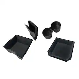 Digipower - 4-Piece Center Console Organizer Tray & Cup Holder Set for Tesla Model 3 2024+ & Model Y 2026+