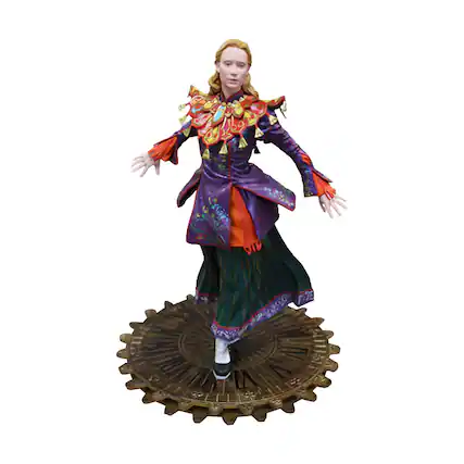 Front. Disney - Alice Through the Looking Glass: 9" Alice Gallery PVC Figure - Multi-Color.