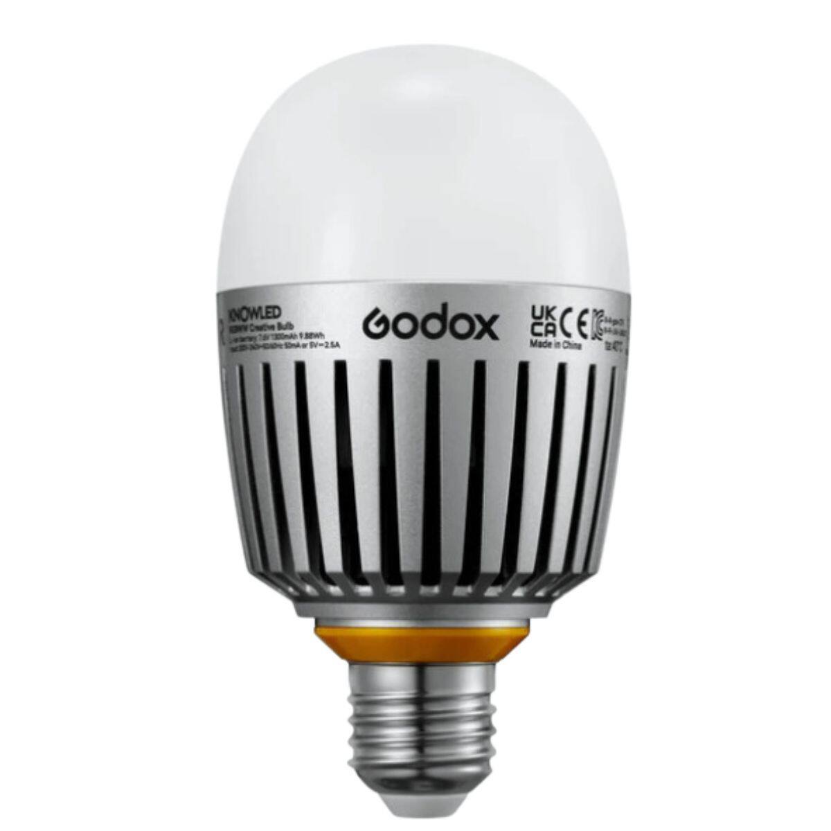 KNOWLED  
LED Creative Bulb 8W  
Godox  
Made in China  
UK CE