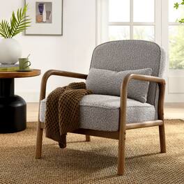 Charlie Boucle Upholstered Armchair by Modway - Taupe